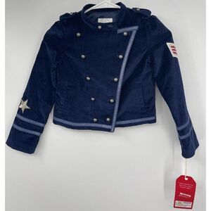 Annie Collection By Renee Ehrlich Kalfus Military Jacket Velvet Sz 6 6X NWT 2014